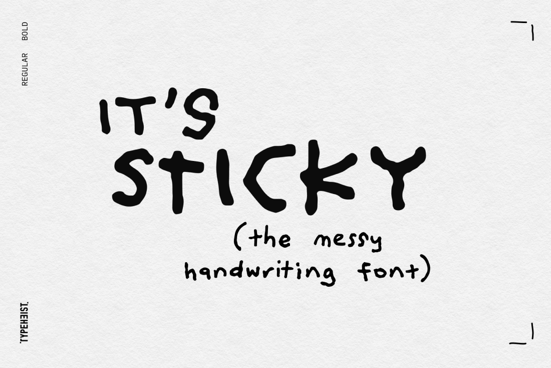 Sticky Font